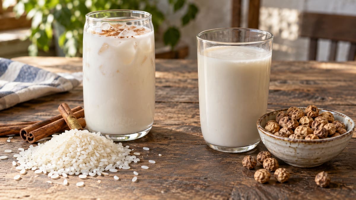 En México, la horchata de arroz suele acompañarse con canela y servirse fría como parte de la tradición de las aguas frescas.