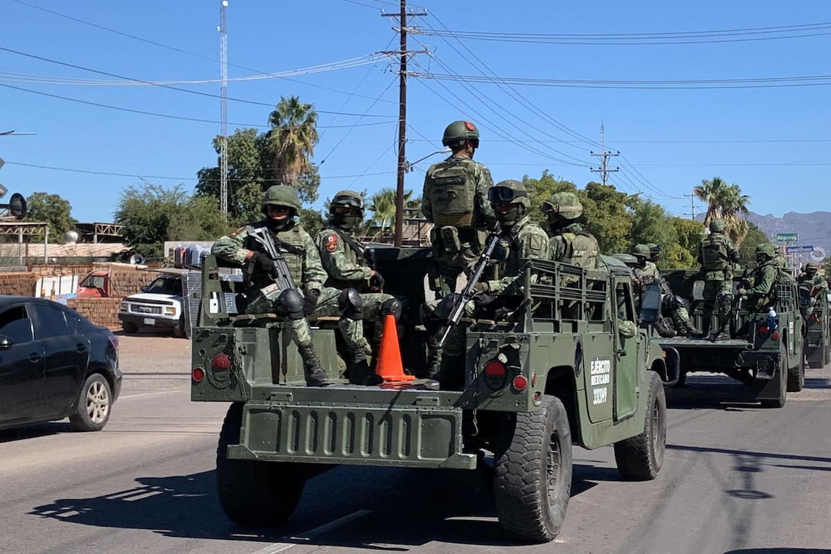 Realizan en Cajeme mega operativo de la Sedena