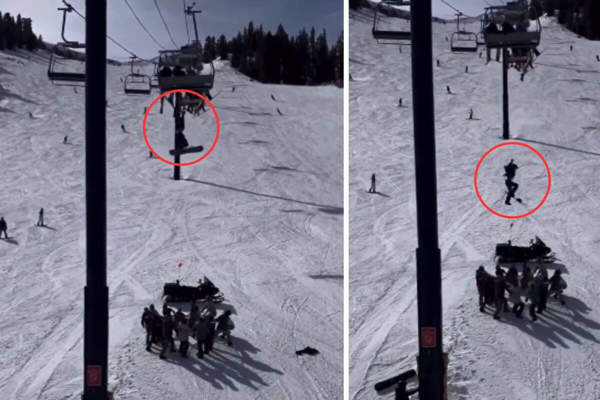 VIDEO: Joven sobrevive tras caer desde un teleférico