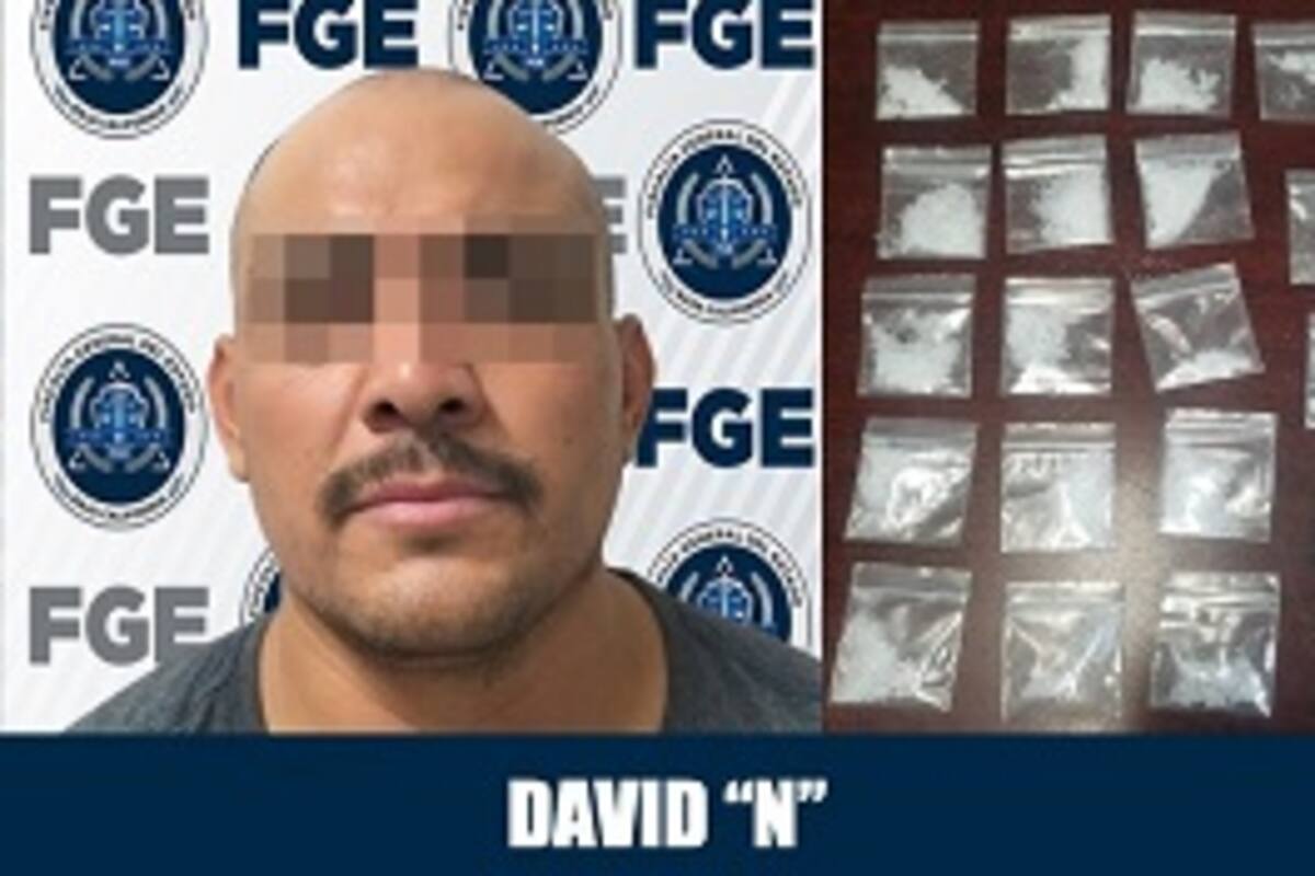 Aseguran a hombre con droga en el fraccionamiento Villa Verde
