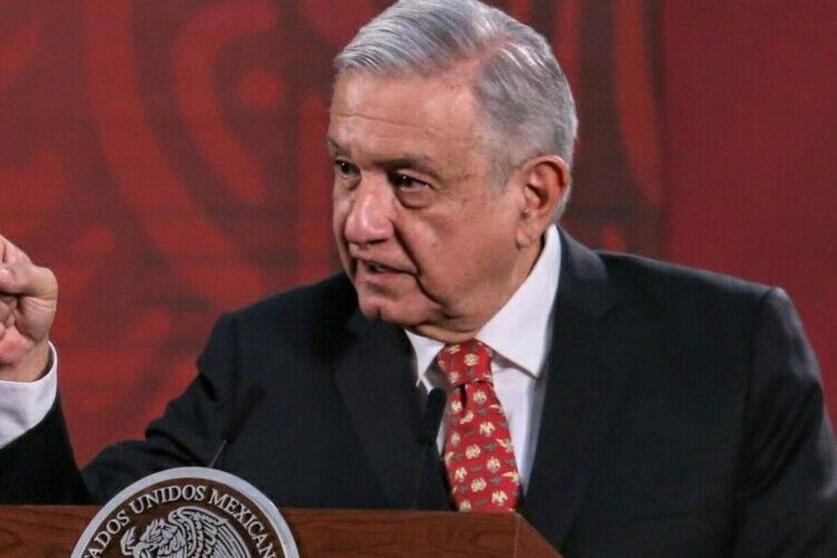 Conferencia de AMLO desde Palacio Nacional