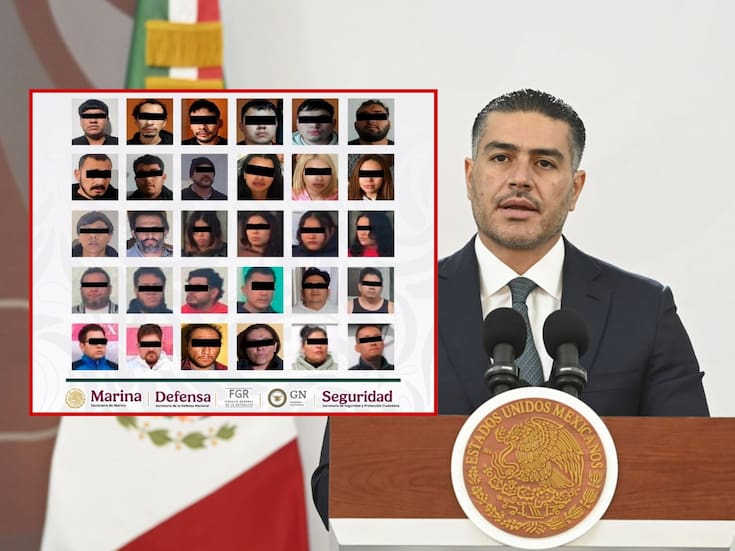 Marina y SSPC detienen a “El Flaco”, operador de “Los Salazar”, en Querétaro; 12 cateos simultáneos dejan 30 capturados y decomiso de armas, droga y dinero