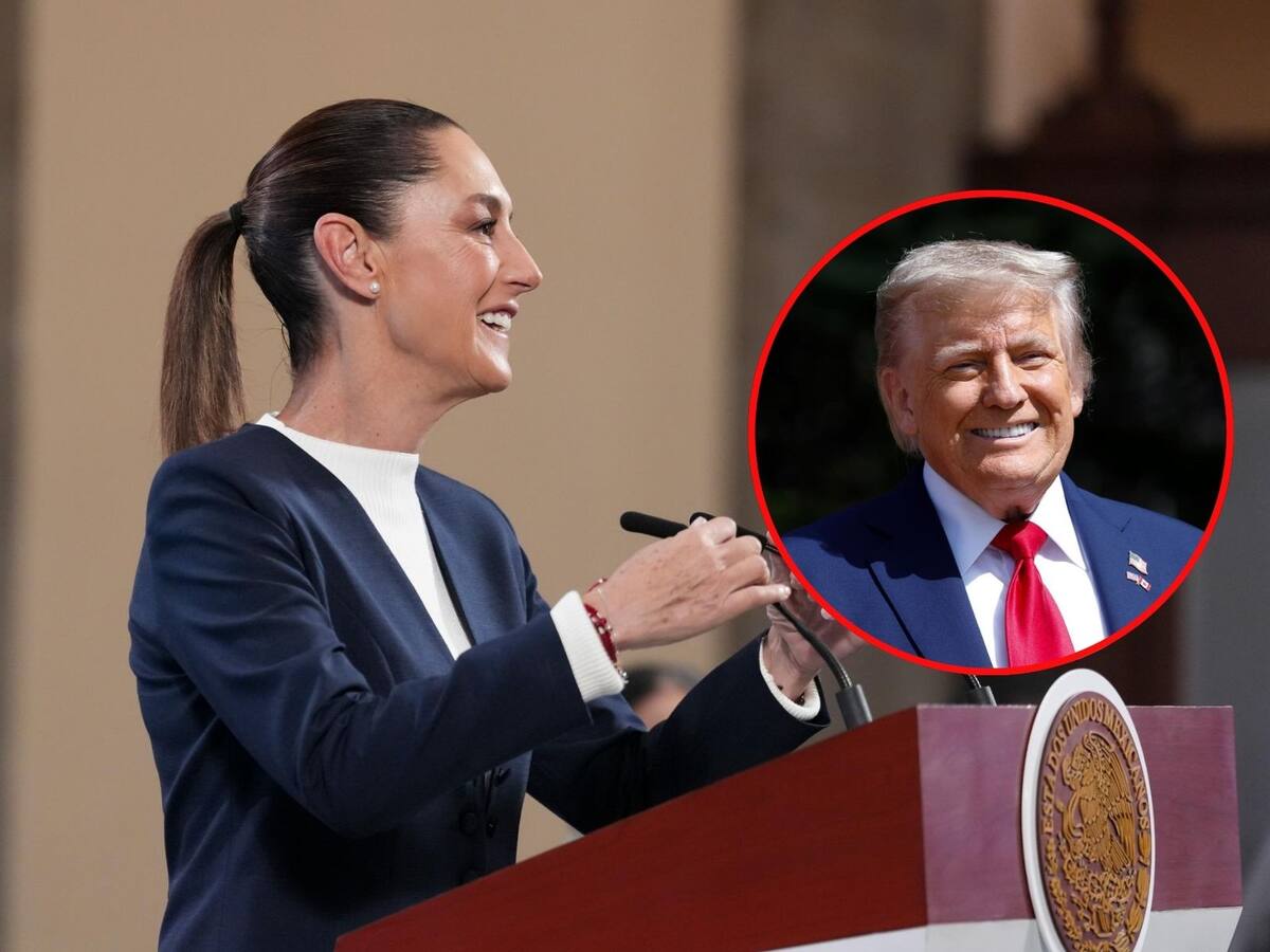 Plantea Sheinbaum a Trump en llamada un acuerdo general en seguridad, migración y comercio. | Crédito: EFE/Presidencia MX