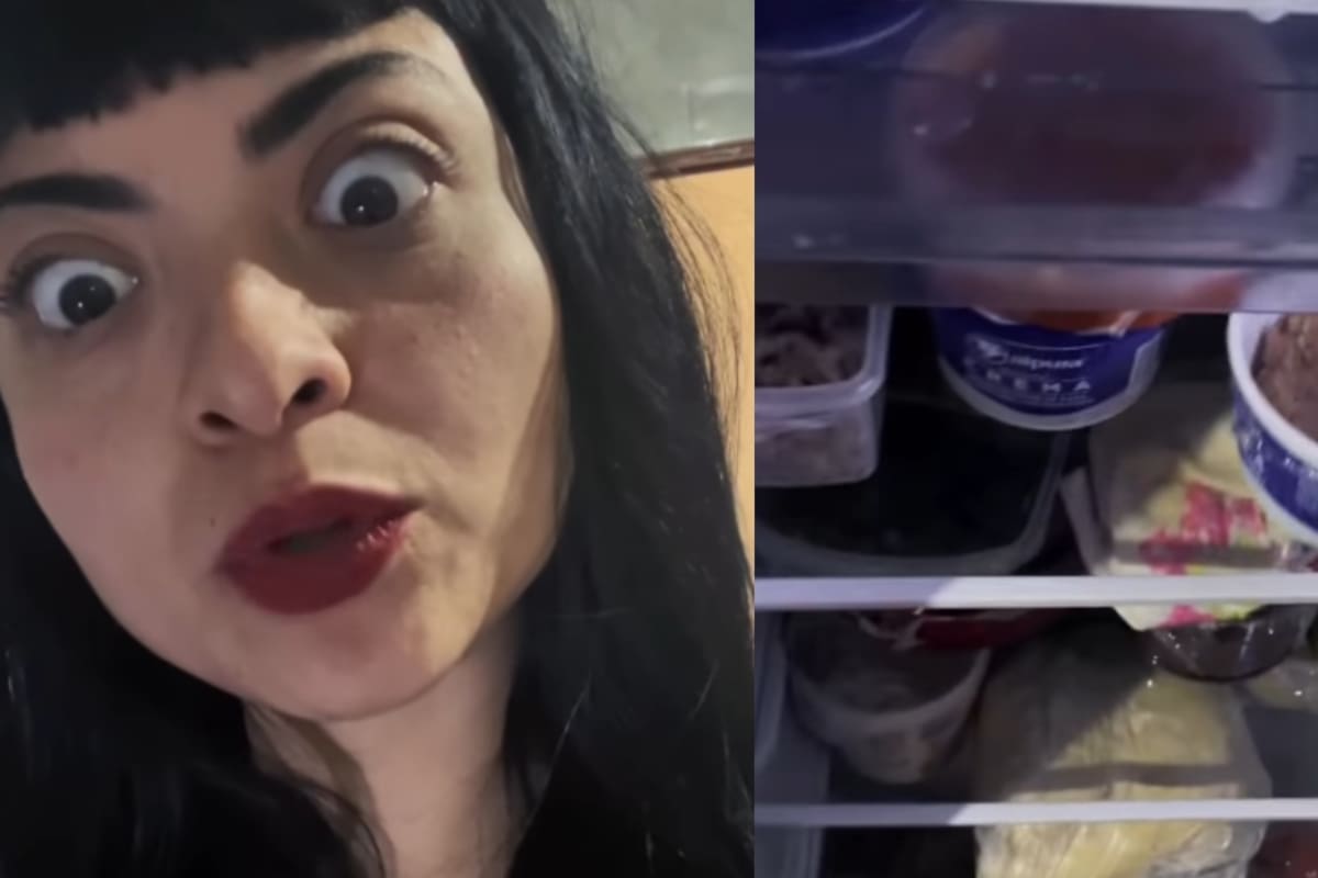 “Este es el problema de todo mexicano”: Joven se vuelve viral al exhibir cómo su madre guarda comida, sobrantes y salsas en envases de Crema Alpura