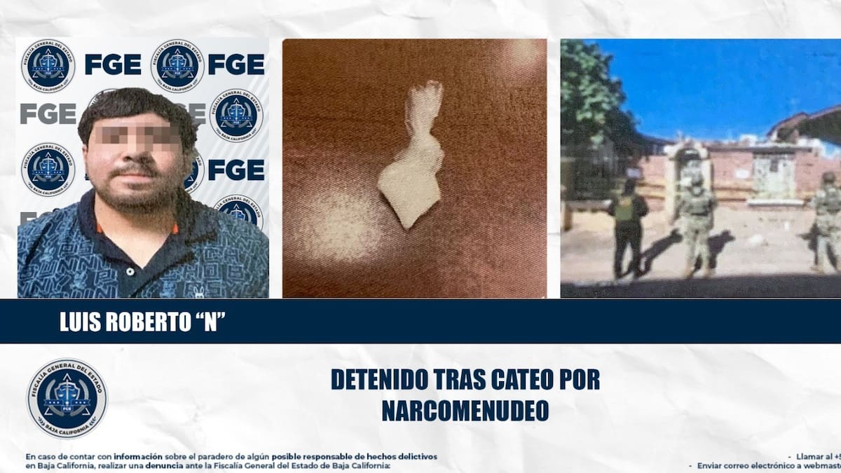 Cateo en la colonia Xochimilco deja un detenido y drogas aseguradas