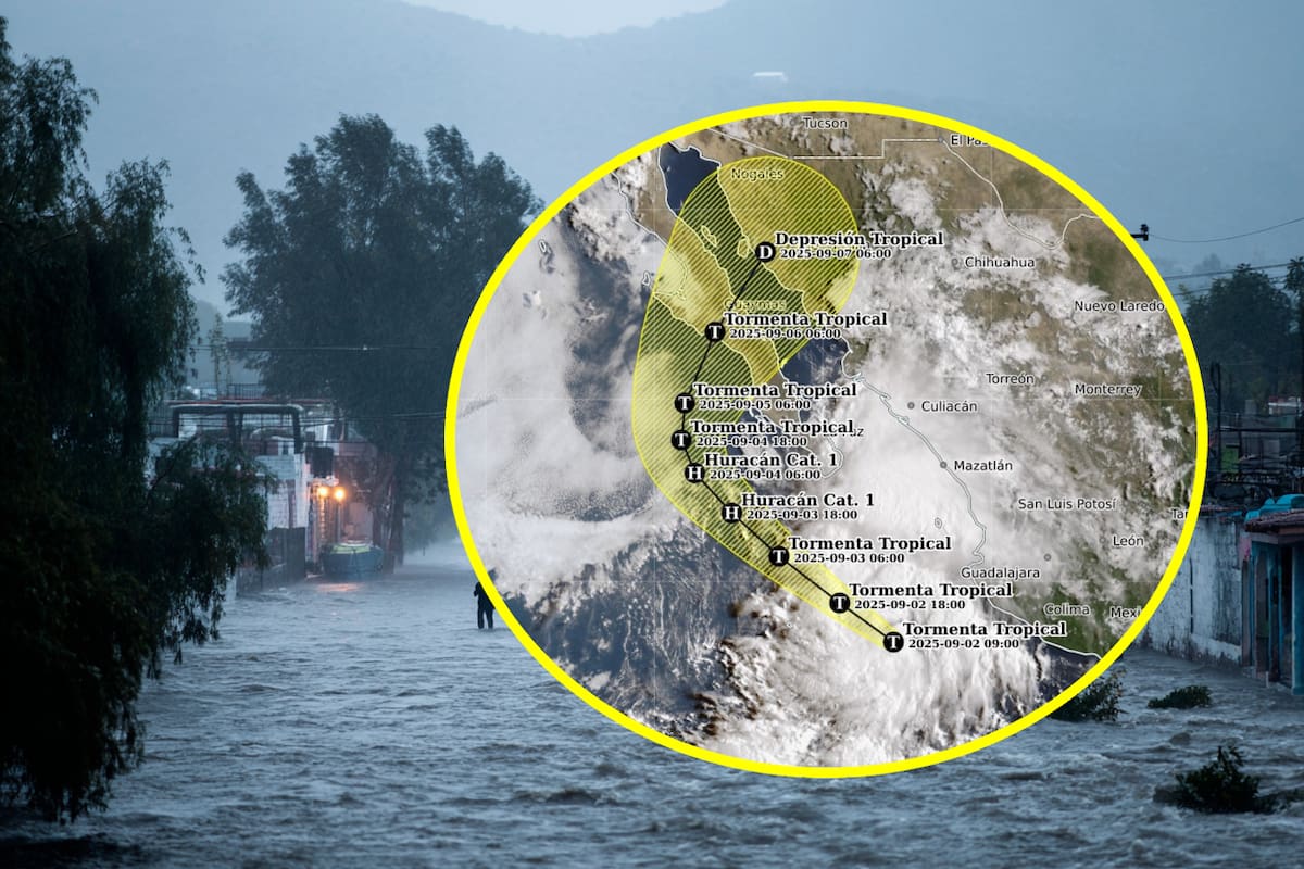 Fuertes lluvias por la tormenta tropical Lorena en estas regiones