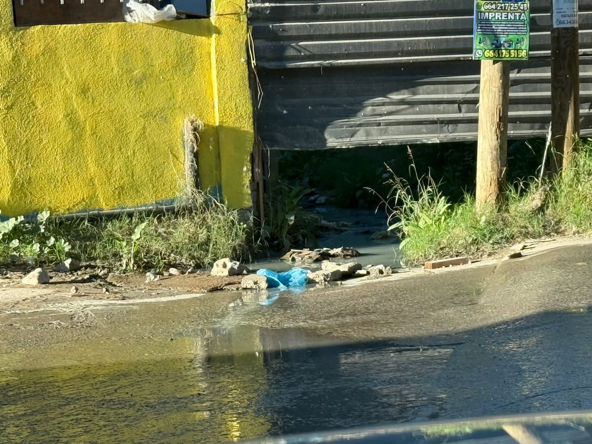 Una alcantarilla deteriorada desvía el flujo y provoca filtraciones sobre la calle Esperanza, señalan. Foto: Cortesía