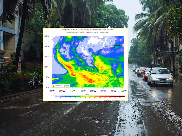 SMN pronostica lluvias muy fuertes en estos estados este miércoles