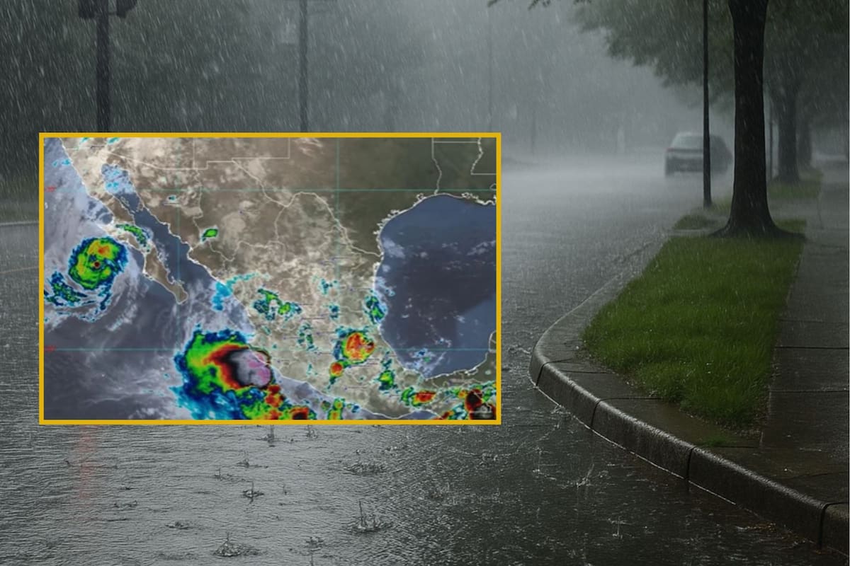SMN alerta por lluvias peligrosas este viernes ante paso de la Tormenta Tropical Raymond