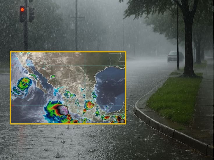 SMN alerta por lluvias peligrosas este viernes ante paso de la Tormenta Tropical Raymond