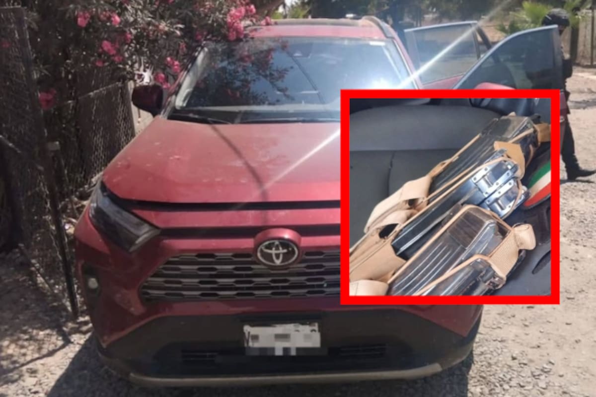 Aseguran vehículo con reporte de robo y equipo táctico en Villa Juárez, Sinaloa