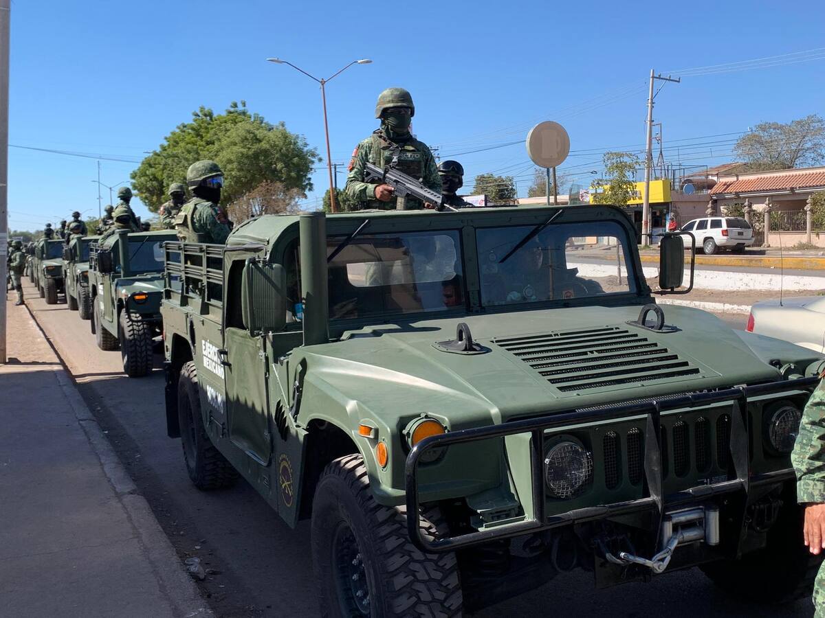 Fotografía de archivo. El Comandante de la Cuarta Zona Militar, anunció que reforzarían la seguridad de Sonora con la llegada de 800 nuevos elementos. |Sedena