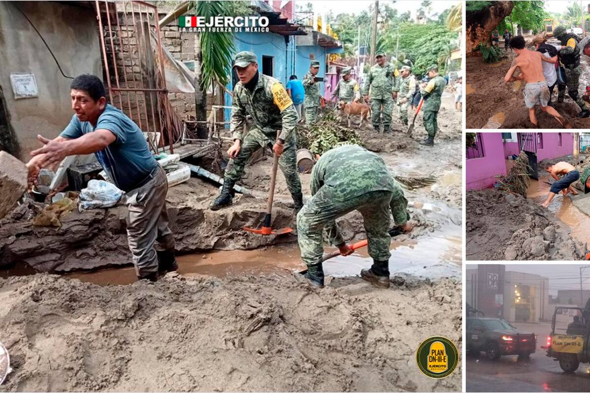 Huracán Roslyn: Ejército despliega Plan DN-III-E en Sinaloa, Colima, Nayarit y Jalisco