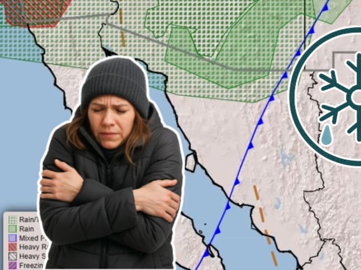 Frente Frío No. 14 azota Sonora con madrugadas heladas, vientos intensos y amenaza de aguanieve en la sierra este fin de semana