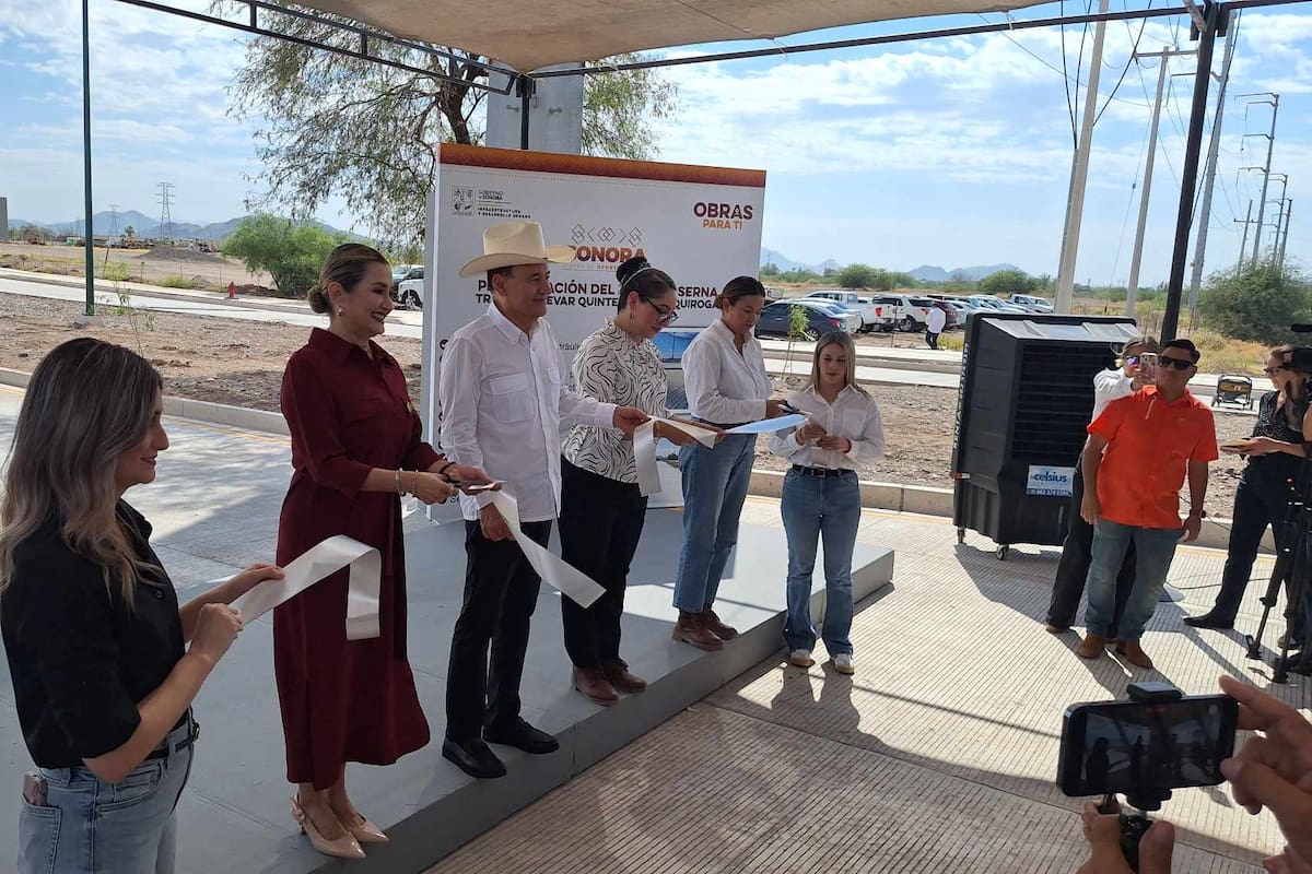 Inauguran prolongación del bulevar Francisco Serna en Hermosillo