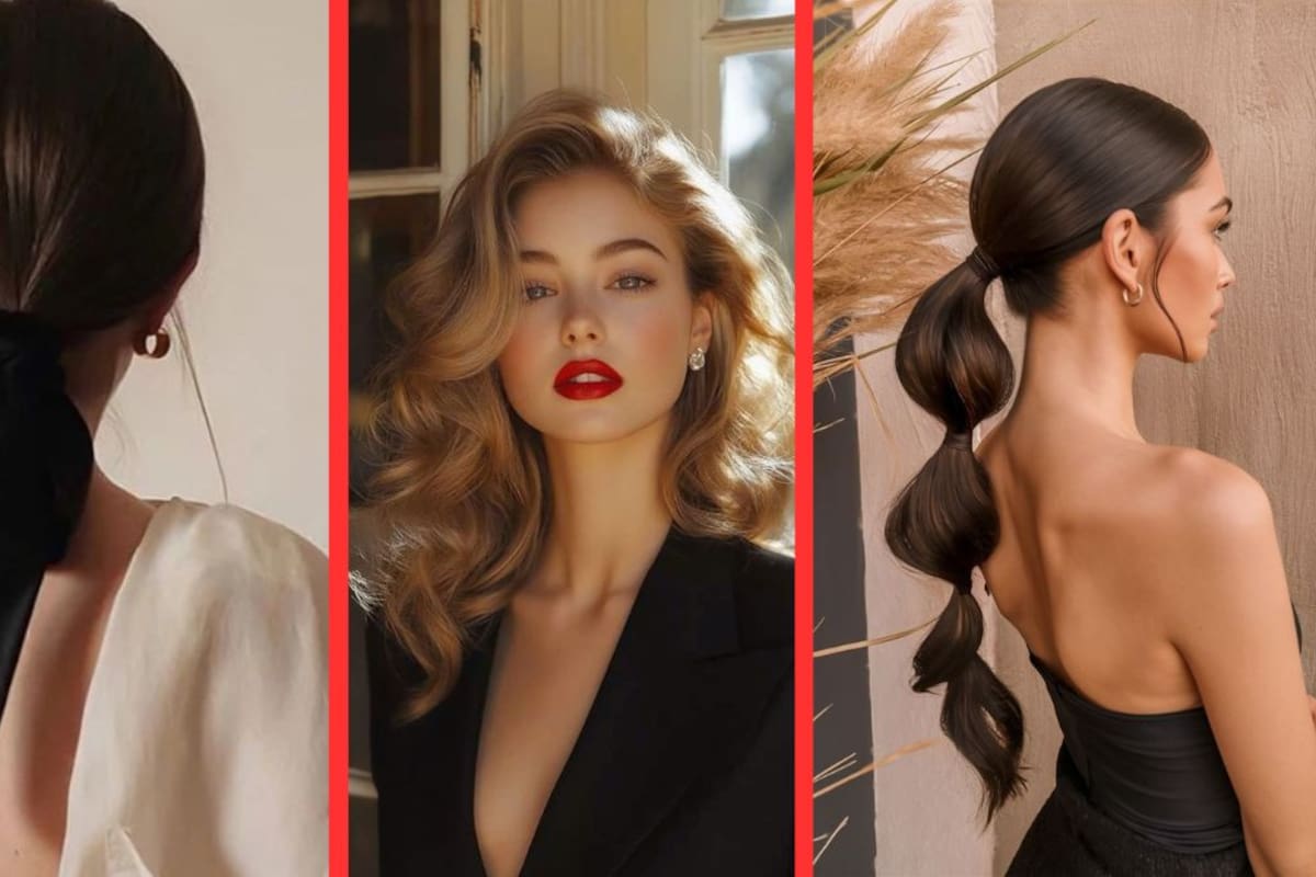 ¿Sin tiempo para el salón? 3 peinados elegantes que puedes hacerte en 5 minutos para Navidad