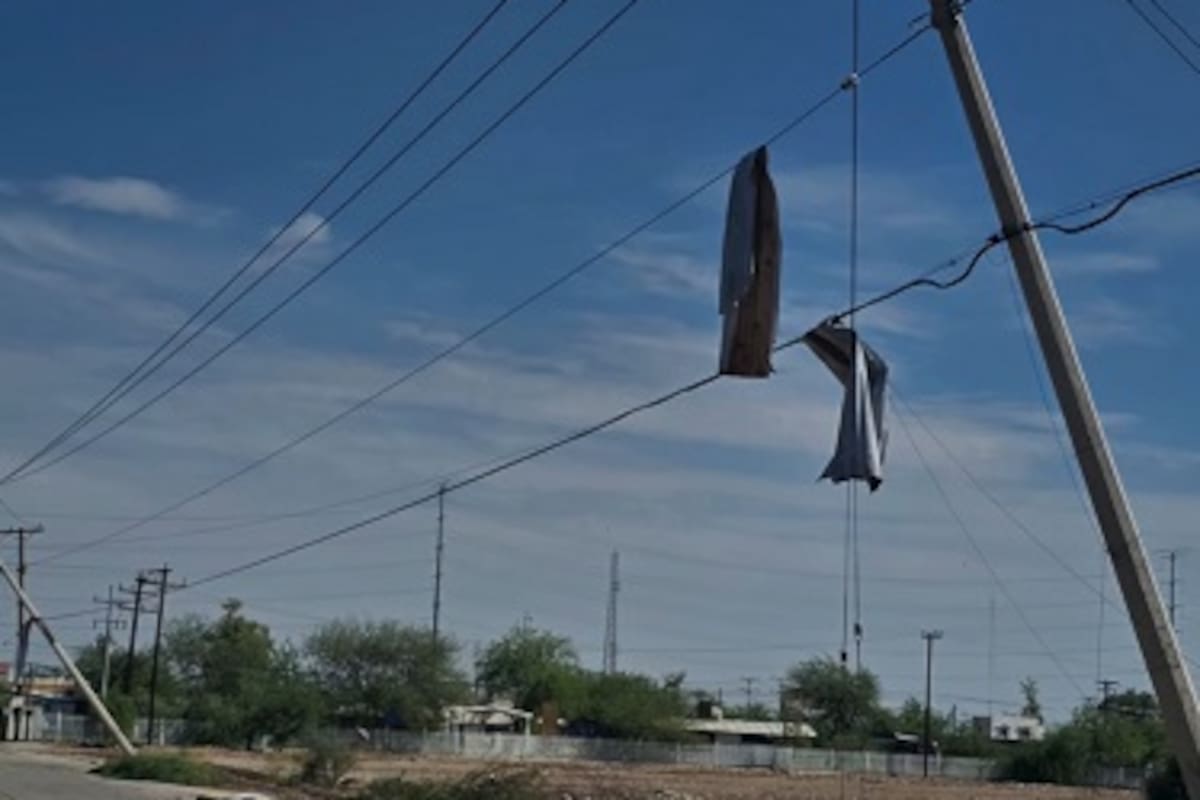 Caen 157 postes en Mexicali por vientos