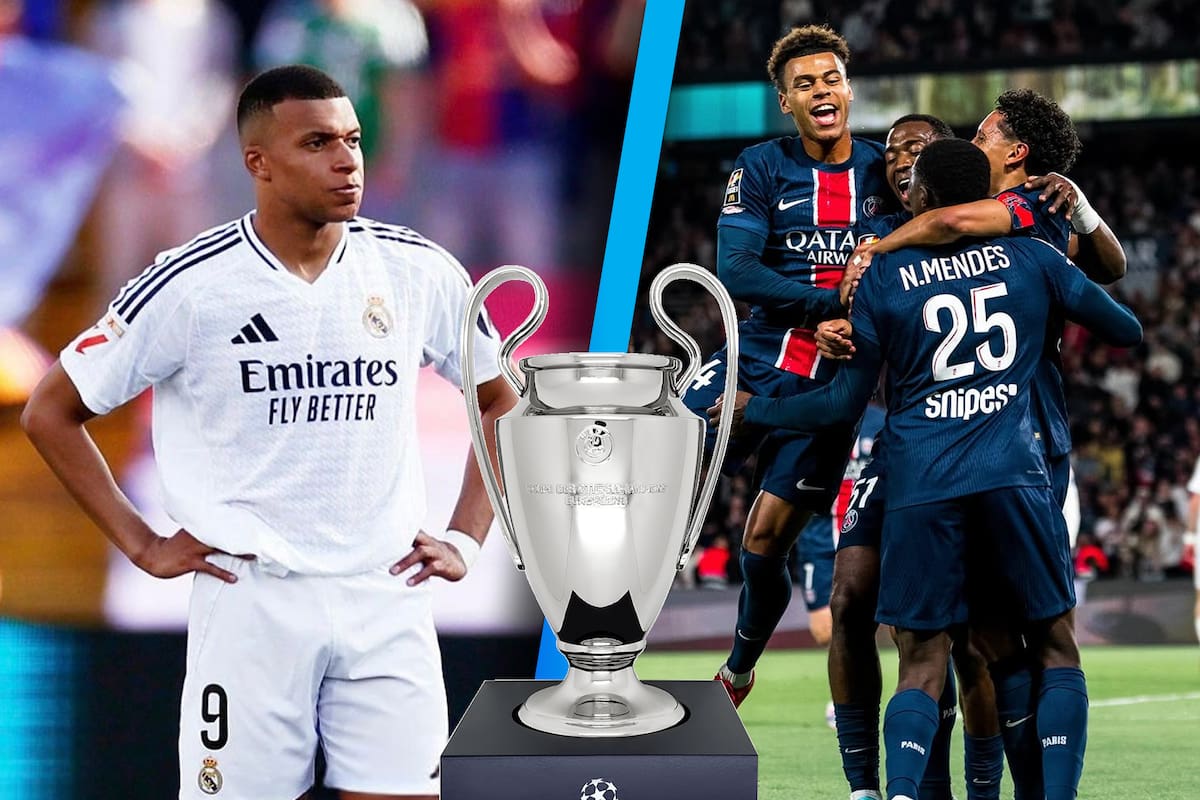 Kylian Mbappé cambió al PSG por el Real Madrid para ganar la Champions... ahora su exequipo jugará la final sin él