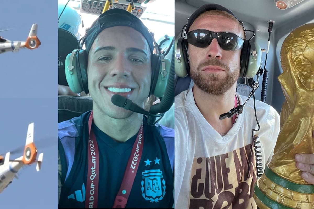 ¿Por qué sacaron en helicóptero a los futbolistas argentinos de los festejos por ganar el Mundial?
