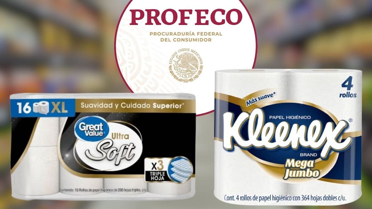 Profeco analiza más de 44 modelos y más de 20 marcas de papel higiénico y concluye que Great Value Ultra Soft y Kleenex Cottonelle son las marcas con mejor relación calidad-precio