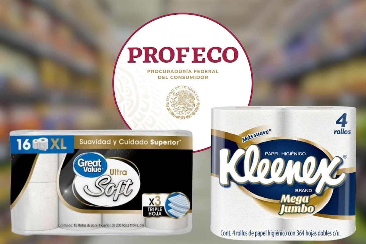 Profeco analiza más de 44 modelos y más de 20 marcas de papel higiénico y concluye que Great Value Ultra Soft y Kleenex Cottonelle son las marcas con mejor relación calidad-precio
