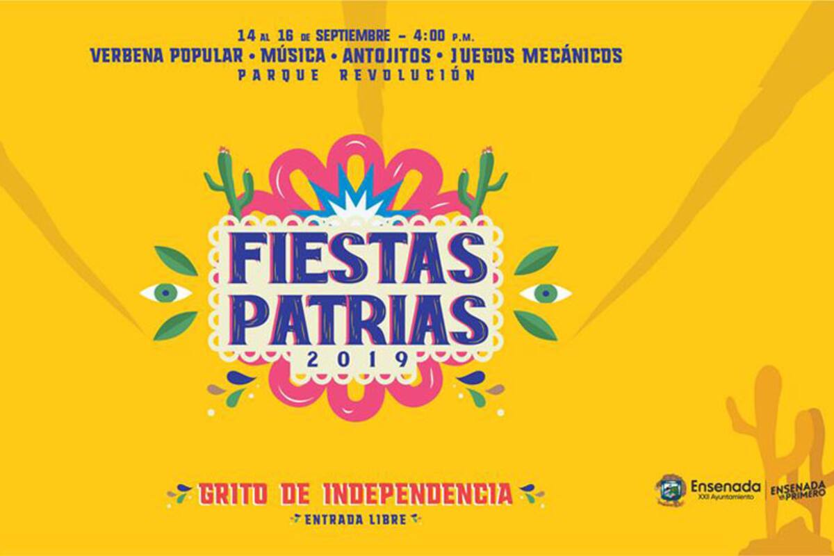 Todo listo para festejos patrios en Ensenada