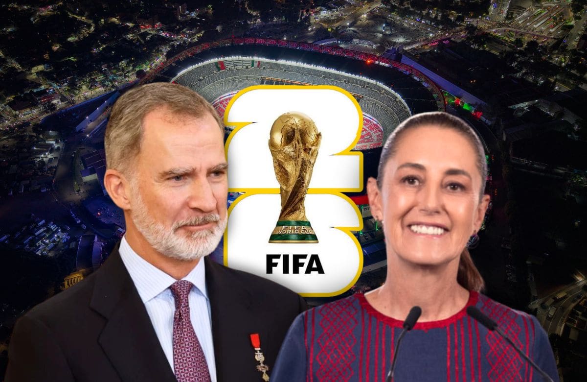 Claudia Sheinbaum dijo que analiza una posible reunión con el rey Felipe VI durante la visita del monarca a Jalisco para asistir al partido entre España y Uruguay en el Mundial 2026. | Foto: Presidencia/Especial GH.
