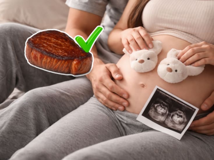 Tras ocho abortos y años de infertilidad, una mujer logra embarazo natural de gemelos al cambiar su dieta vegana por carne