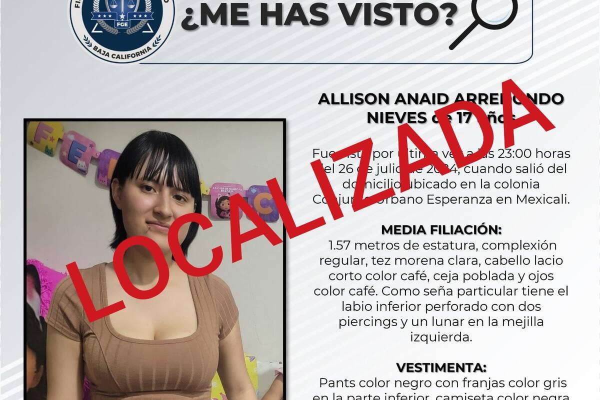 Cancelación de pesquisa de Allison Anaid Arredondo Nieves