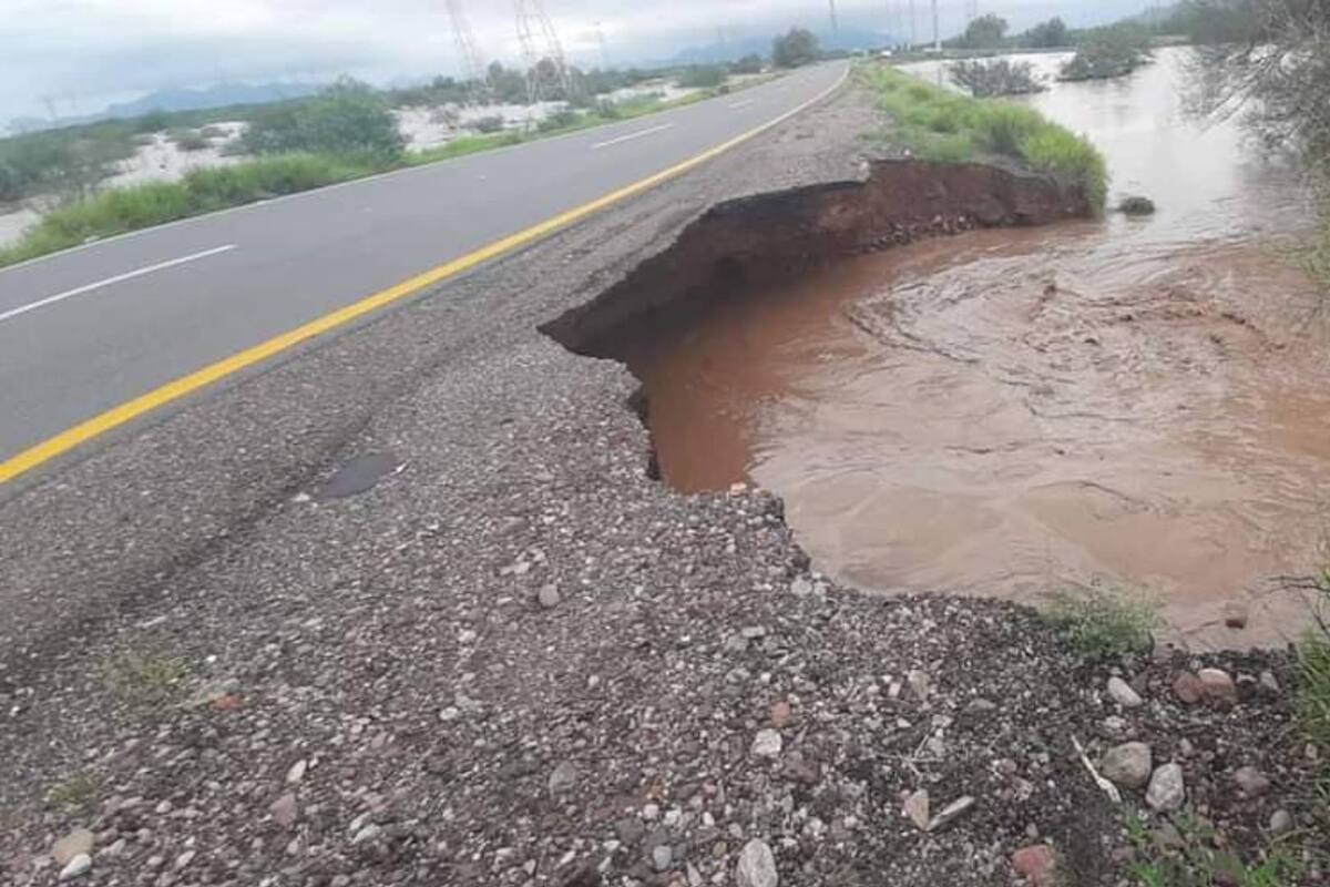¡Atención!: Estos tramos carreteros están cerrados ante los daños causados por las lluvias en Sonora