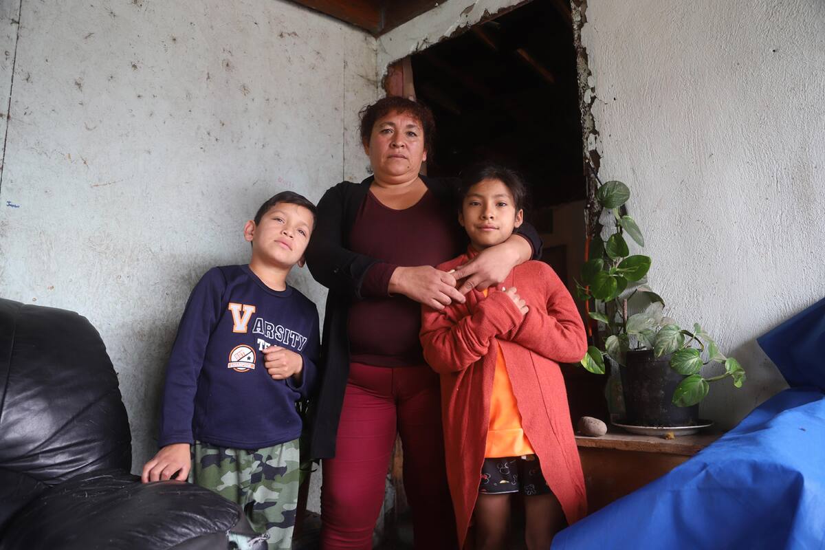 Teresa sueña que su familia no pase frío durante esta Navidad