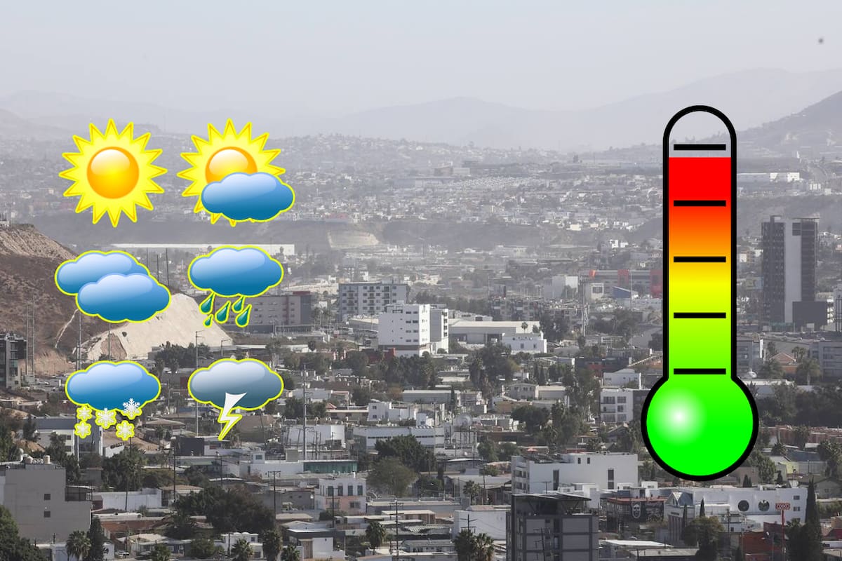 Pronóstico de clima para hoy lunes, 13 de octubre de 2025 en Tijuana