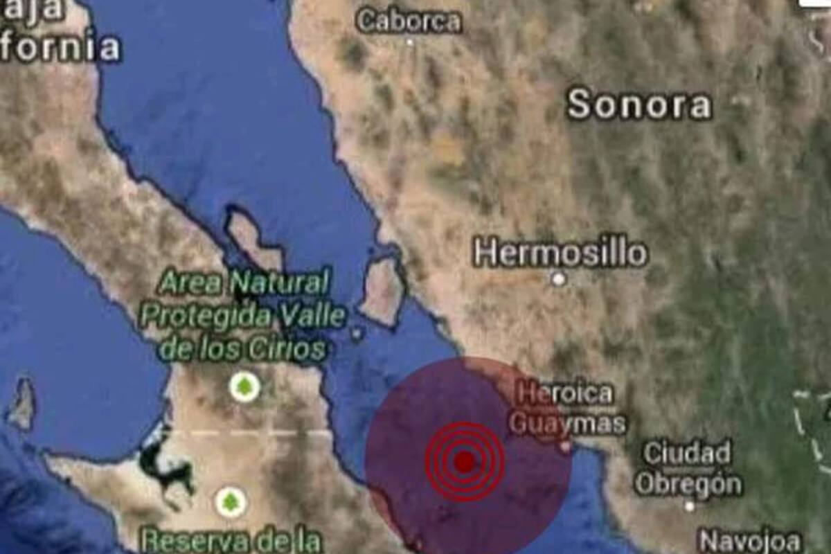 ¡Tembló en Guaymas! Pero se desconoce la magnitud
