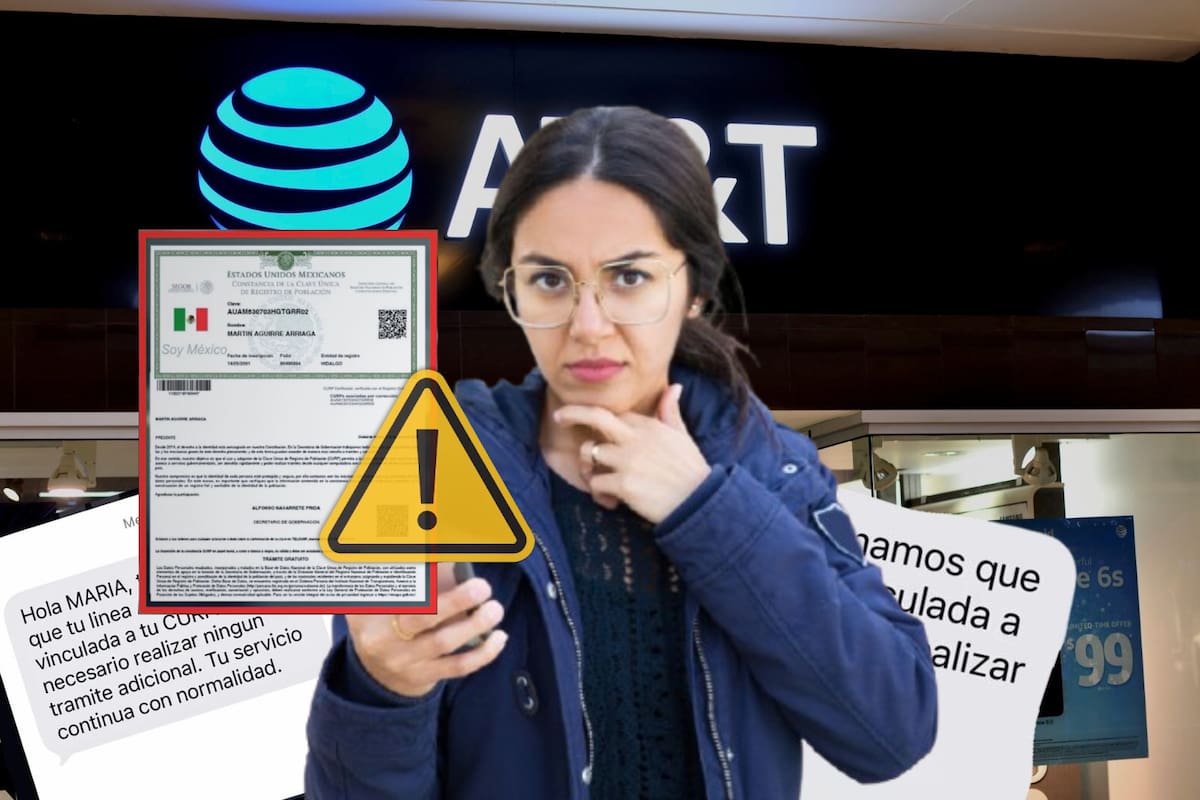 ¿Registraron tu celular sin decirte? usuarios de AT&T, Telefónica e Izzi denuncian que sus líneas telefónicas fueron vinculadas con su CURP sin saberlo