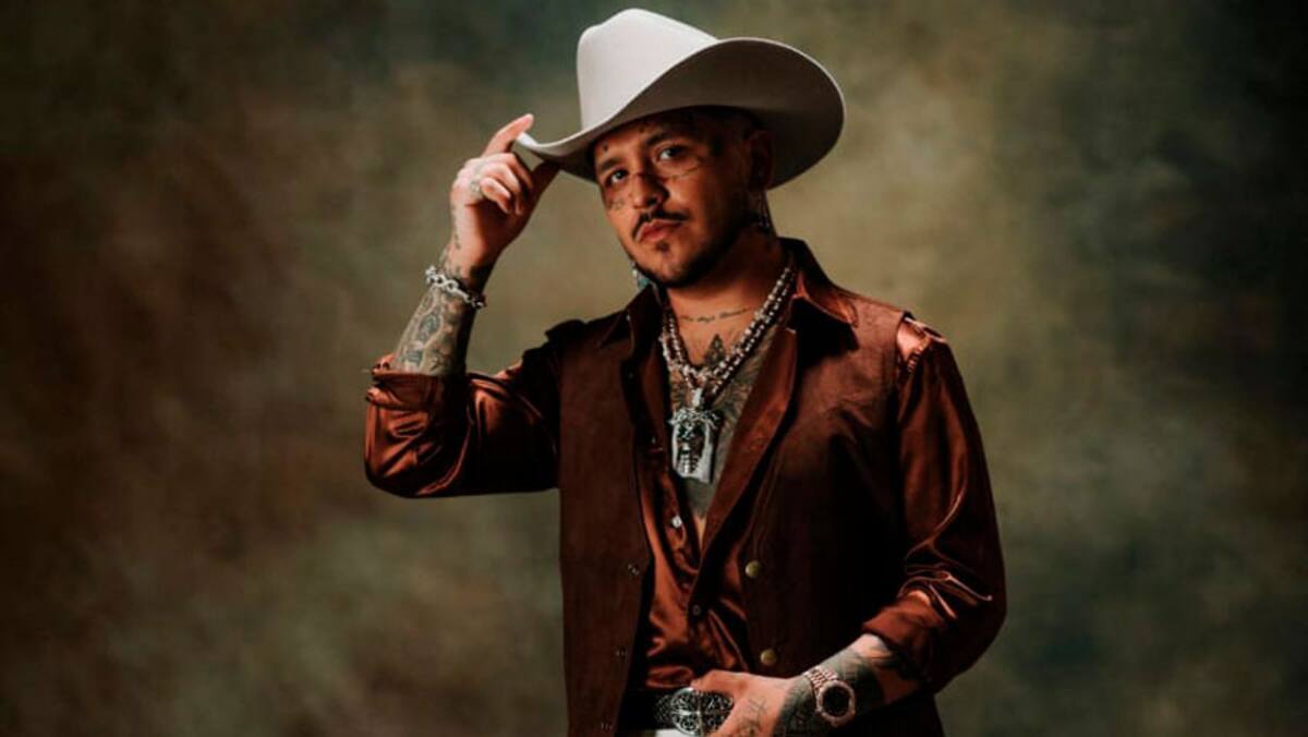 El cantante sonorense Christian Nodal.