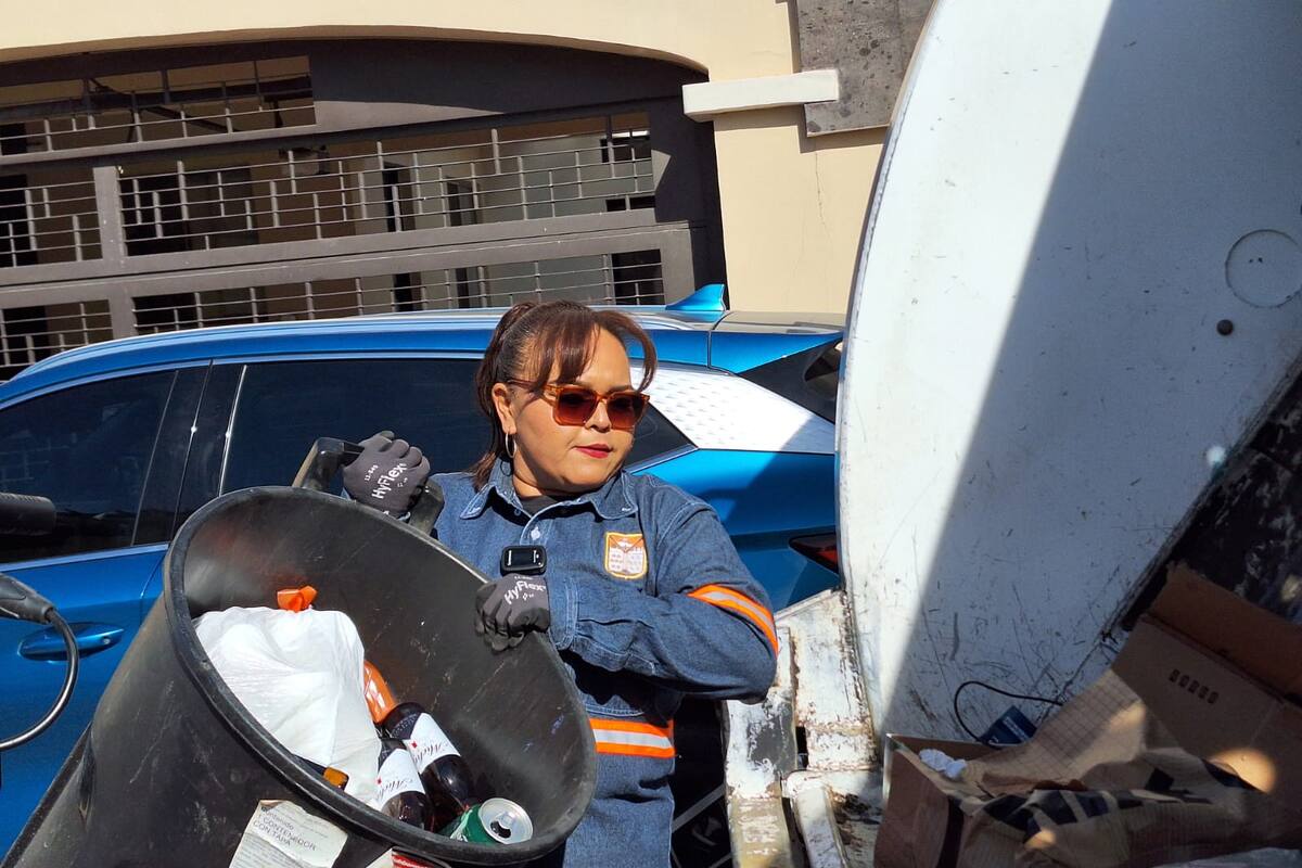 Melina forma parte del equipo femenino de recolección de basura en Hermosillo: “He demostrado que sí puedo”