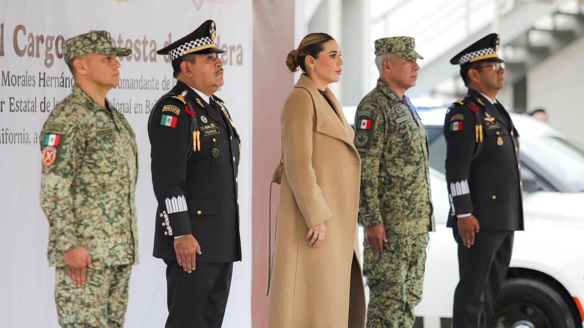 Refuerza Baja California la construcción de paz con nuevos mandos de la 2/a Zona Militar y la Guardia Nacional: Gobernadora Marina del Pilar