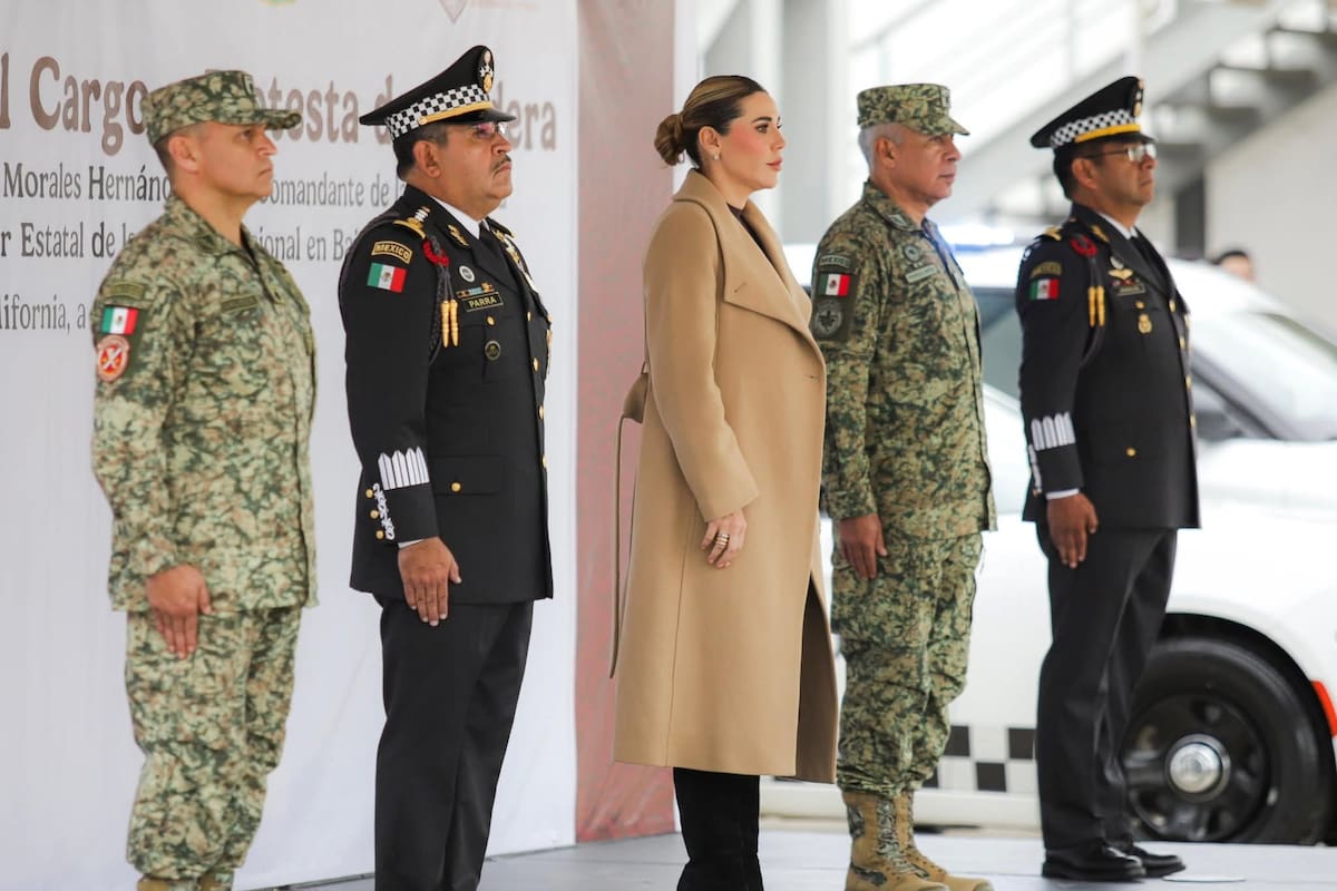 Refuerza Baja California construcción de paz con nuevos mandos