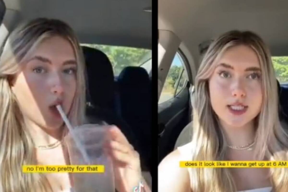 VIRAL: Tiktoker asegura que es "demasiado linda" para trabajar