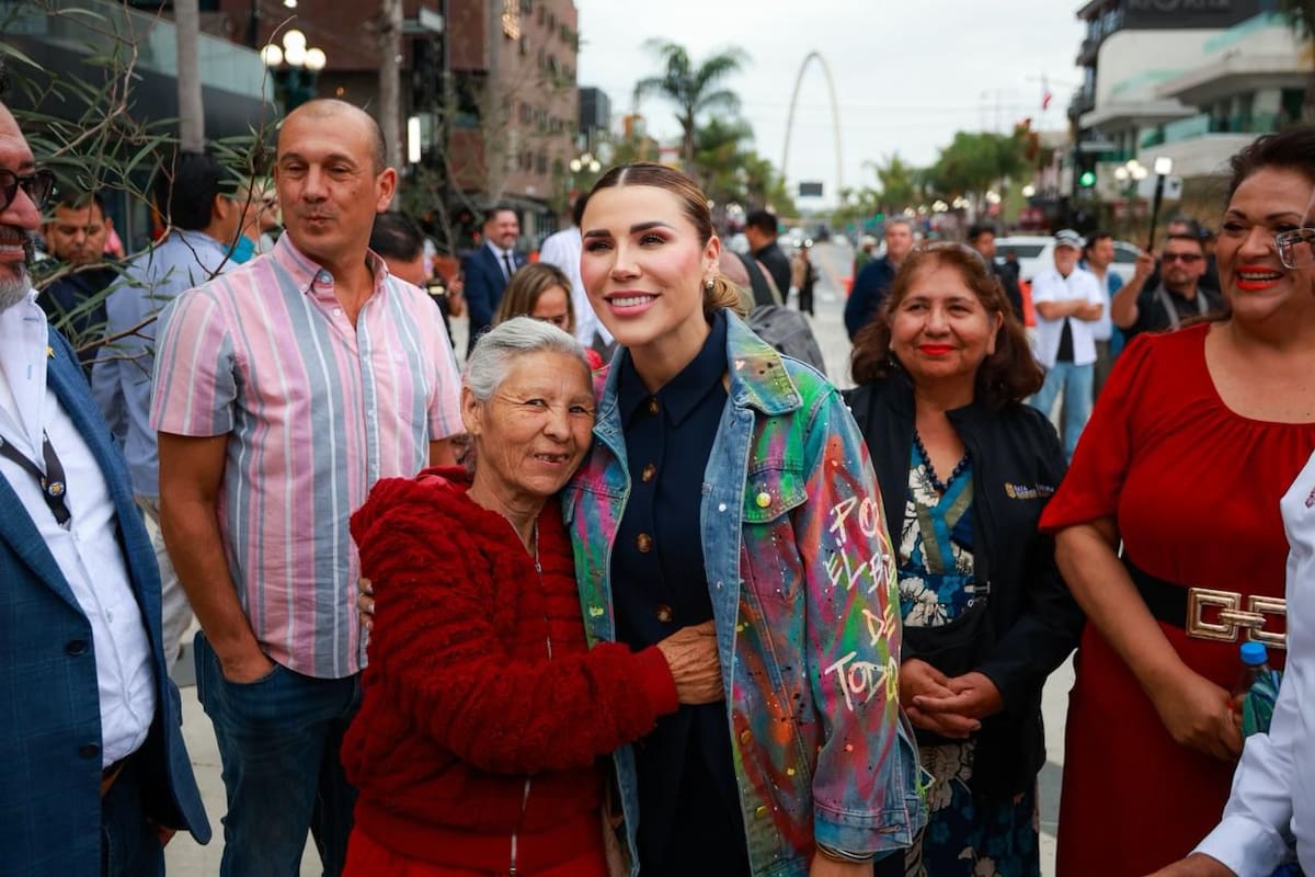 Nuevo andador peatonal de “La Revolución” reactivará la economía local: Gobernadora