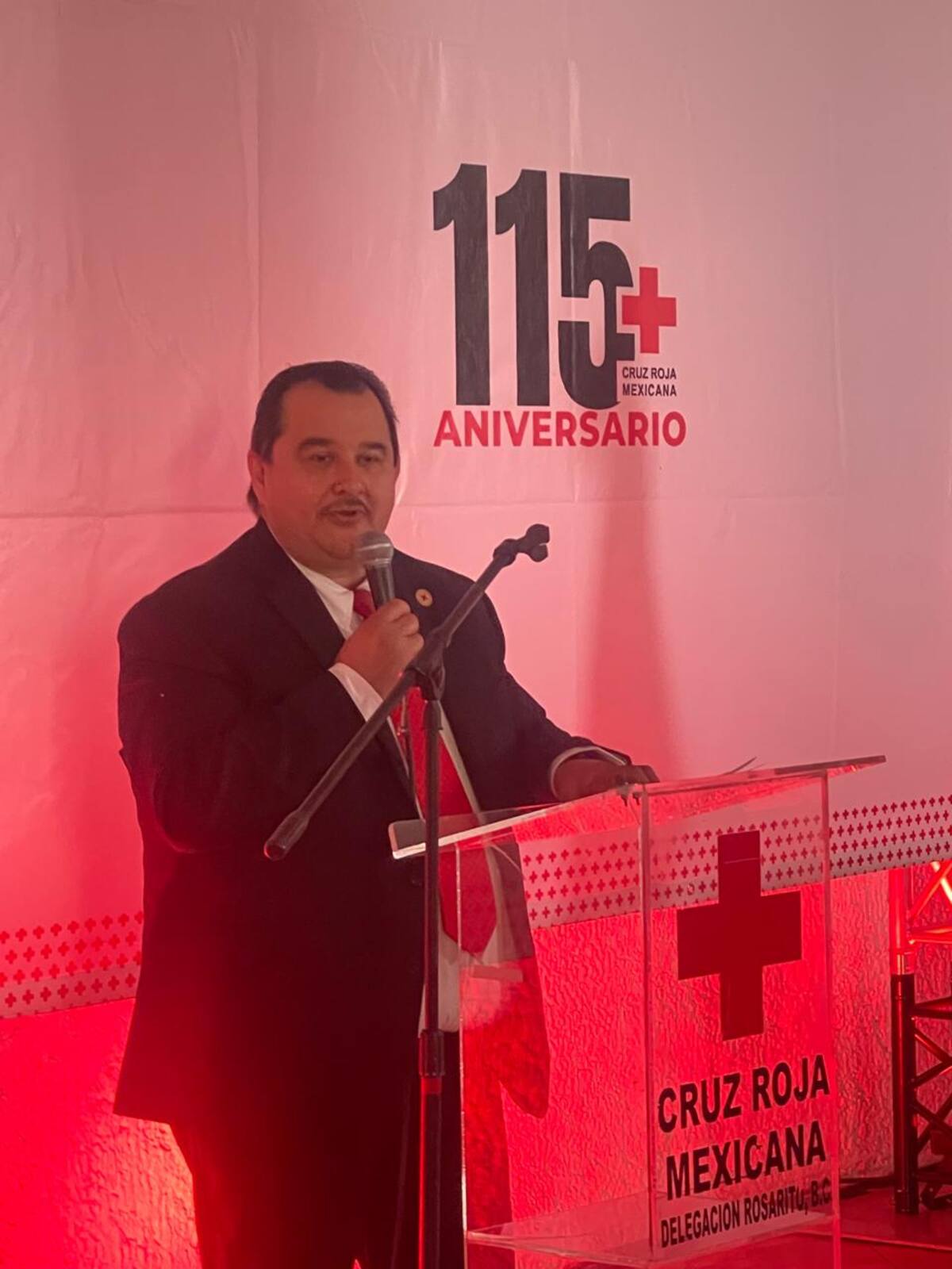 Conrado Hernández, presidente del Consejo Directivo de Cruz Roja Rosarito