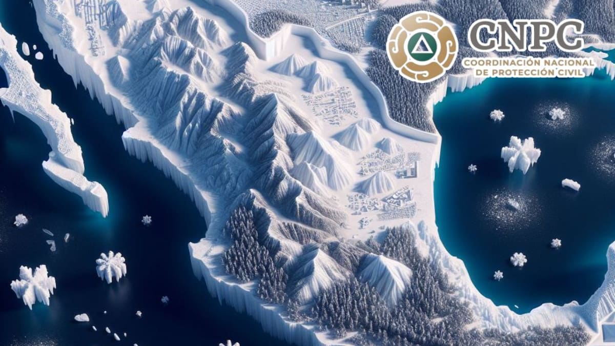Protección Civil lanza recomendaciones urgentes ante tormenta invernal en México: frío extremo, hielo negro y vientos fuertes