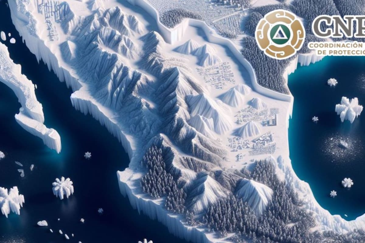 Protección Civil lanza recomendaciones urgentes ante tormenta invernal en México: frío extremo, hielo negro y vientos fuertes
