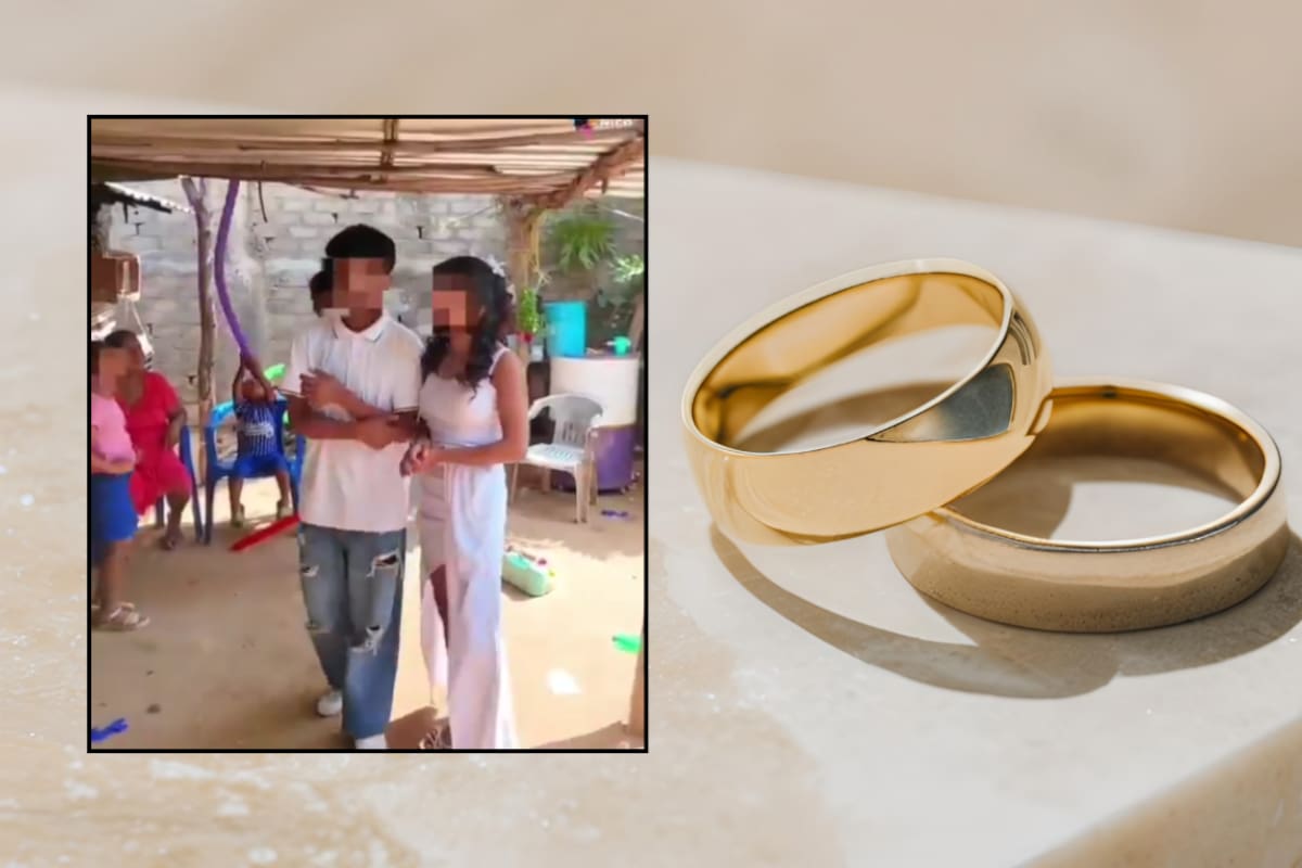 Captan en video presunta boda entre menores de 13 años en México; la Fiscalía investiga el caso