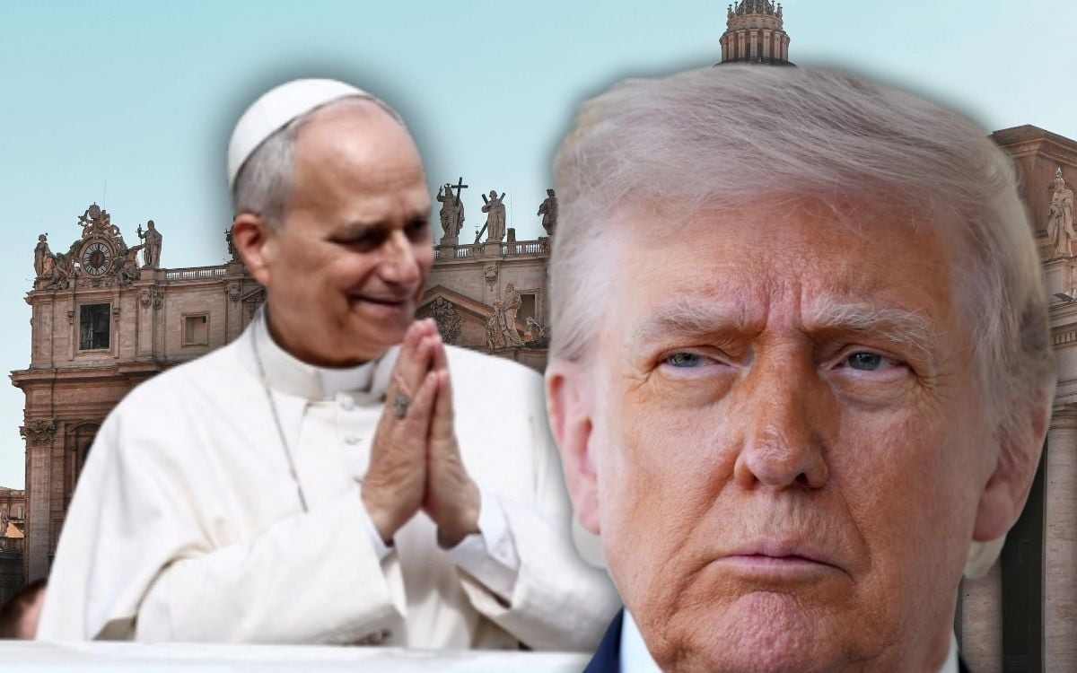 ARCHIVO. Meses atrás, Trump y el Papa León XIV intercambiaron críticas, donde el pontífice afirmó que “el corazón de Dios no está con los soberbios”. | Crédito: REUTERS/AP