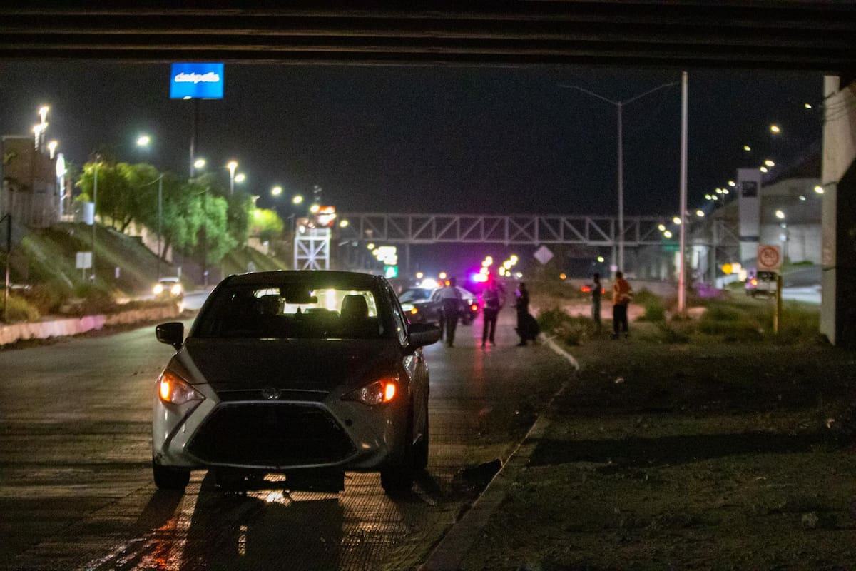 El percance se registró alrededor de las 23:00 horas de ayer. Foto: Border Zoom