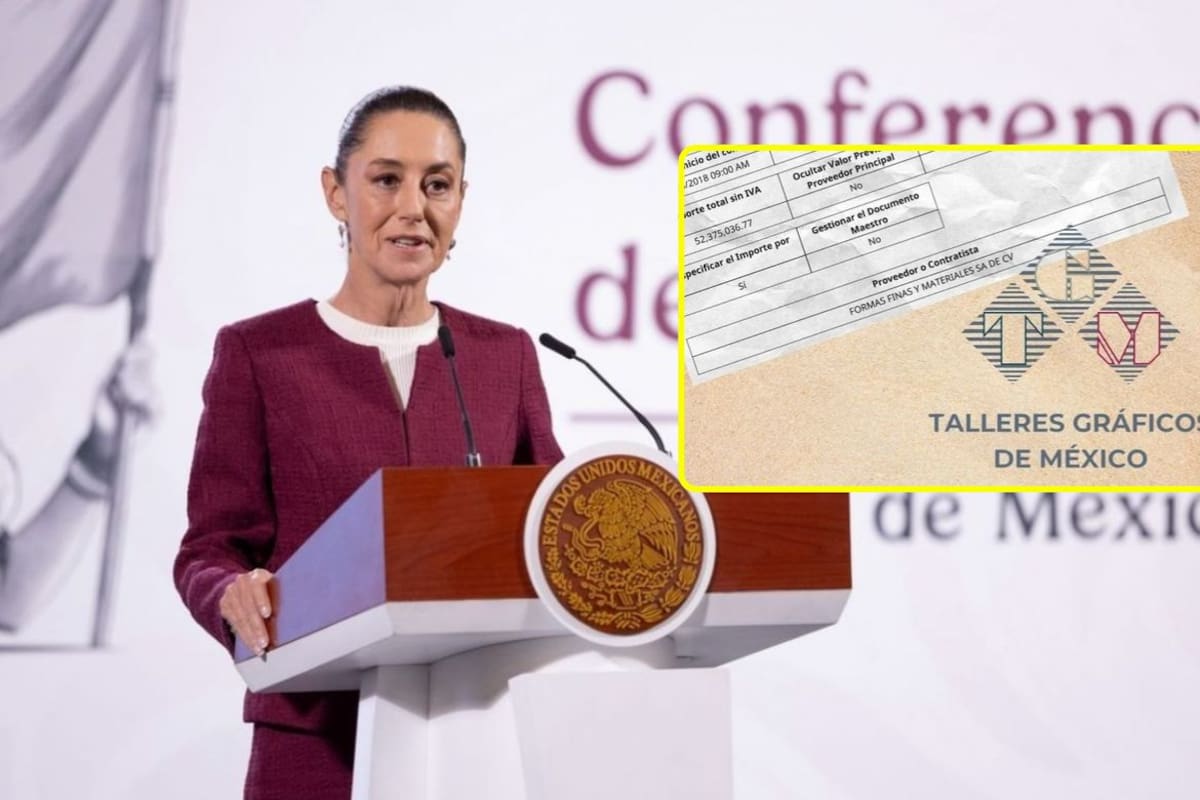 Anuncia Sheinbaum que convertirá a Talleres Gráficos en empresa para producir el material electoral