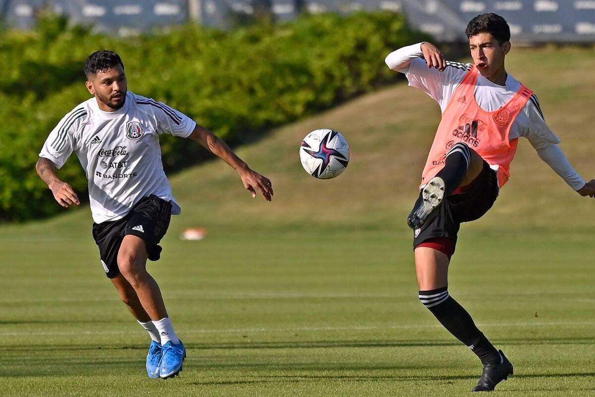 Entrena Ángel Estrada con Selección Mexicana Mayor