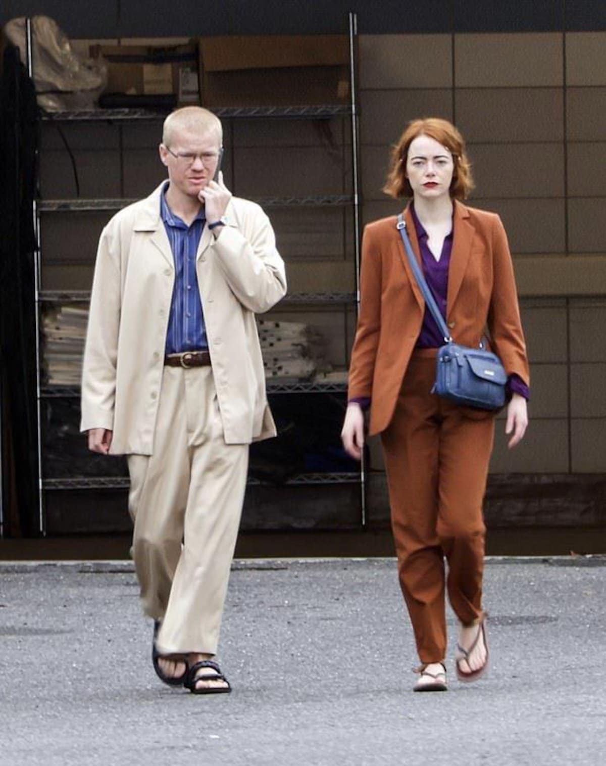 Jesse Plemons y Emma Stone en "Kinds of Kindness"
