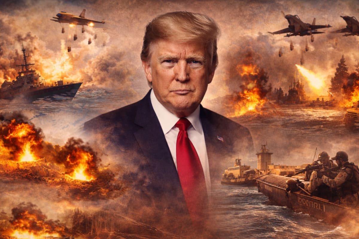 Estos son los países que EEUU bombardeó en 2025 bajo el gobierno de Trump: Yemen, Irán, Somalia, Siria, Nigeria y Venezuela en una escalada militar global que reconfigura la política exterior estadounidense